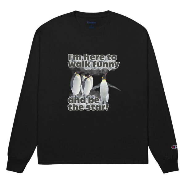 Men's Champion Long Sleeve Shirt -Penguin