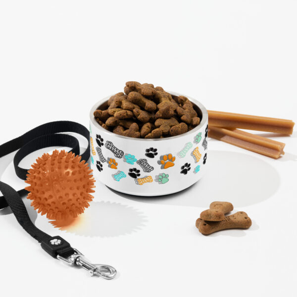 18 oz Stainless Steel Pet bowl – Durable, Non-Slip Dog Bowl for Food and Water
