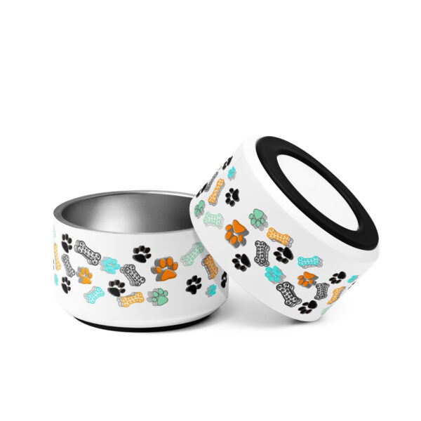 18 oz Stainless Steel Pet bowl – Durable, Non-Slip Dog Bowl for Food and Water