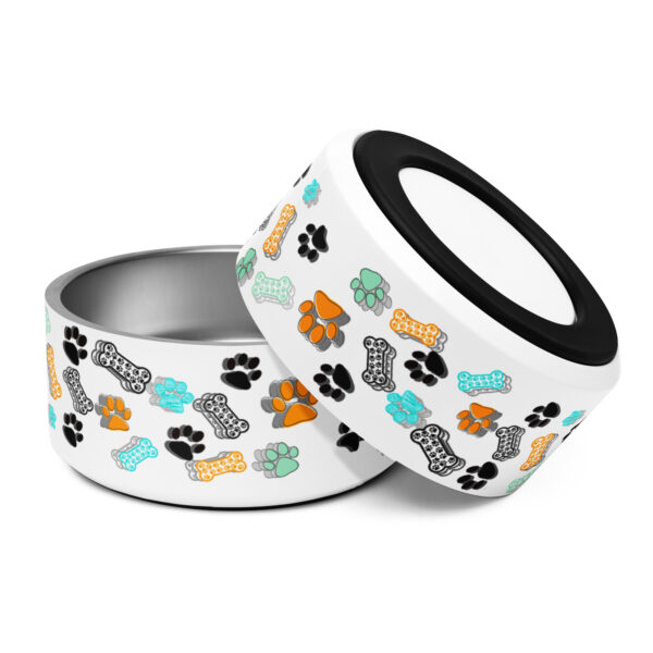 32 oz Stainless Steel Pet bowl – Durable, Non-Slip Cat Bowl for Food and Water