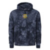 Unisex Champion tie-dye hoodie -  Tropical Leaves