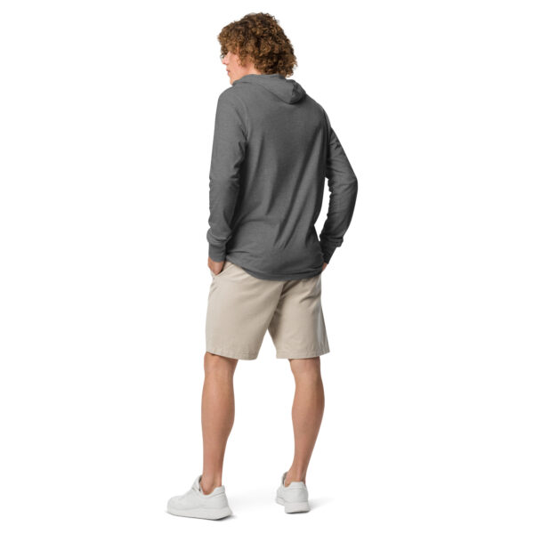 Hooded long-sleeve tee - Tropical Leaves