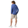 Hooded long-sleeve tee - Tropical Leaves