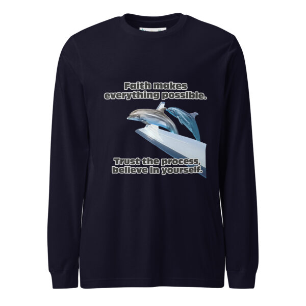 Unisex Long Sleeve Tee - Dolphin