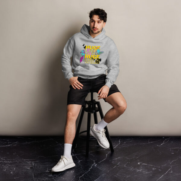 Unisex oversized hoodie - Tropical Leaves