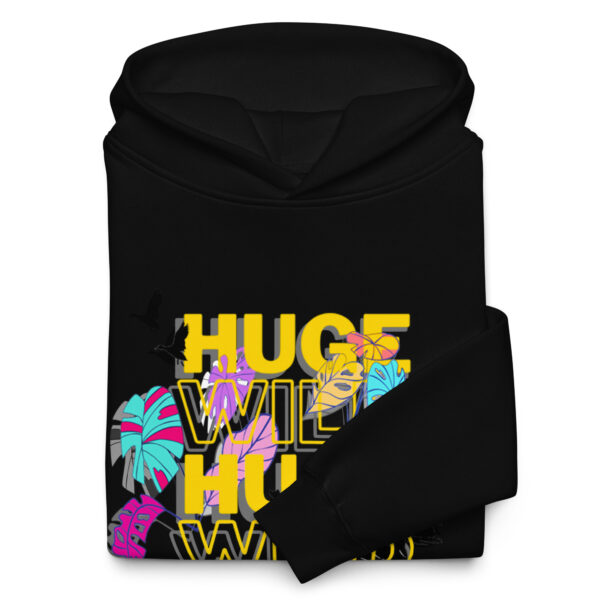 Unisex oversized hoodie - Tropical Leaves