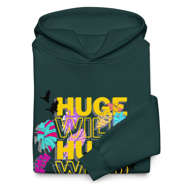 Unisex oversized hoodie - Tropical Leaves