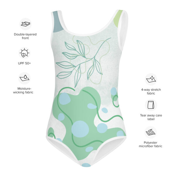 One-piece girls' swimsuit for kids – stylish and comfortable swimwear for summer pool and beach days