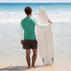Men's Rash Guard - Aqua