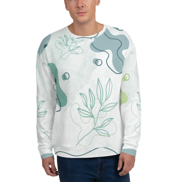 Eco Unisex Sweatshirt – Sustainable, Soft, and Comfortable Sweatshirt for Men & Women- Aqua