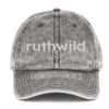Unisex Vintage Cotton Twill Cap – 3D Puff Embroidery Baseball Hat