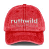Unisex Vintage Cotton Twill Cap – 3D Puff Embroidery Baseball Hat