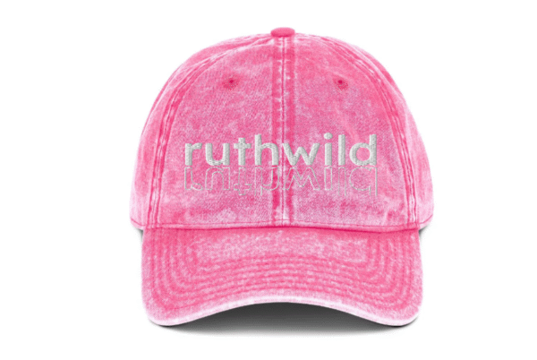 Unisex Vintage Cotton Twill Cap – 3D Puff Embroidery Baseball Hat