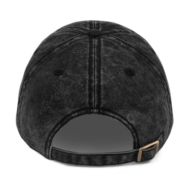 Unisex Vintage Cotton Twill Cap – 3D Puff Embroidery Baseball Hat