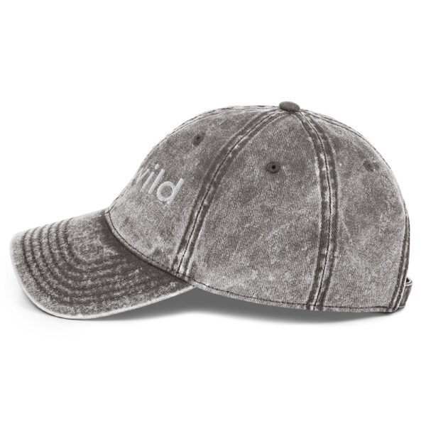 Unisex Vintage Cotton Twill Cap – 3D Puff Embroidery Baseball Hat