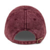 Unisex Vintage Cotton Twill Cap – 3D Puff Embroidery Baseball Hat