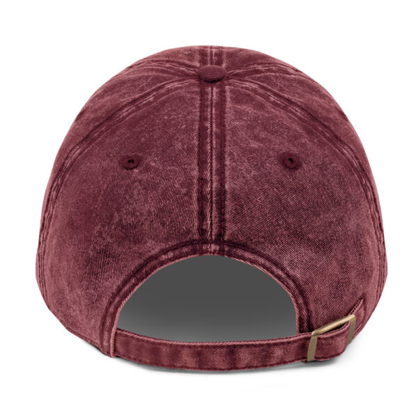 Unisex Vintage Cotton Twill Cap – 3D Puff Embroidery Baseball Hat