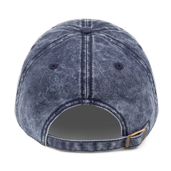 Unisex Vintage Cotton Twill Cap – 3D Puff Embroidery Baseball Hat