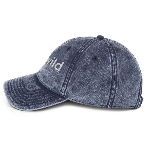 Unisex Vintage Cotton Twill Cap – 3D Puff Embroidery Baseball Hat