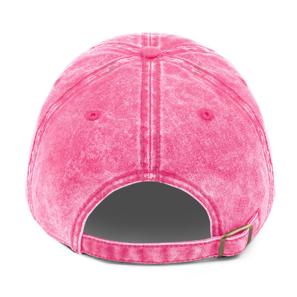 Unisex Vintage Cotton Twill Cap – 3D Puff Embroidery Baseball Hat