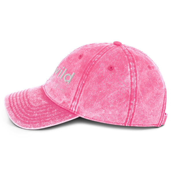 Unisex Vintage Cotton Twill Cap – 3D Puff Embroidery Baseball Hat