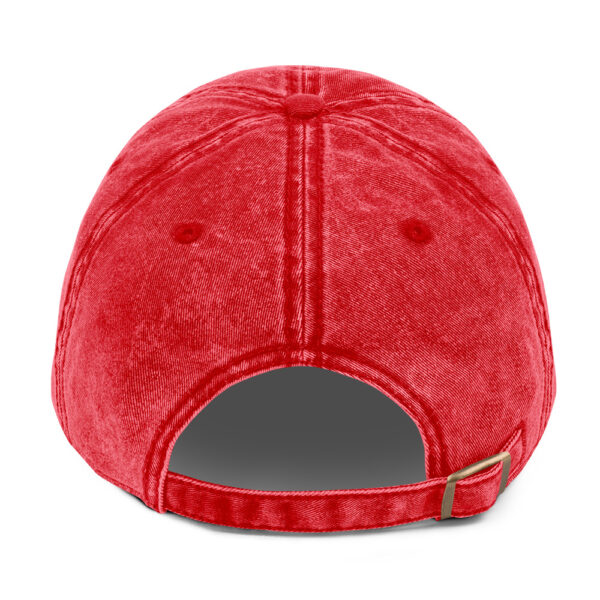 Unisex Vintage Cotton Twill Cap – 3D Puff Embroidery Baseball Hat