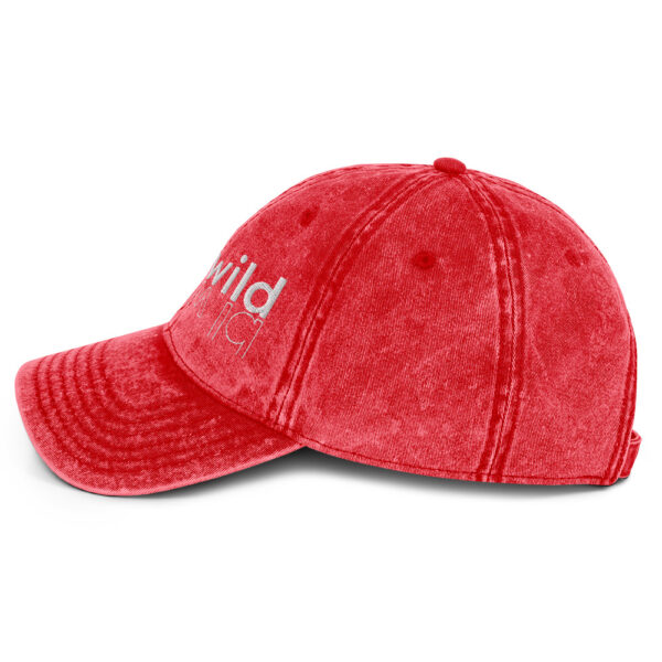 Unisex Vintage Cotton Twill Cap – 3D Puff Embroidery Baseball Hat