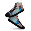 Tropical High-Top Canvas Shoes for Men – Bold Style for Nature Lovers