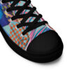Tropical High-Top Canvas Shoes for Men – Bold Style for Nature Lovers