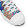 Tropical High-Top Canvas Shoes for Men – Bold Style for Nature Lovers
