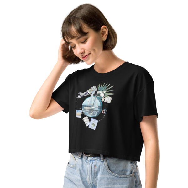 Stylish Women’s Crop Top – Soft, Flattering, and Nature-Inspired