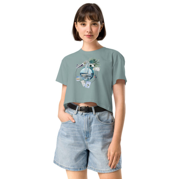 Stylish Women’s Crop Top – Soft, Flattering, and Nature-Inspired