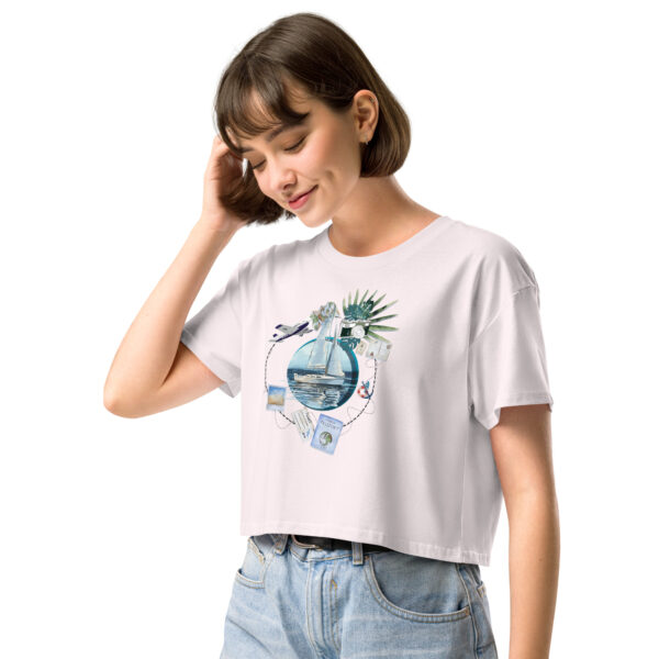 Stylish Women’s Crop Top – Soft, Flattering, and Nature-Inspired