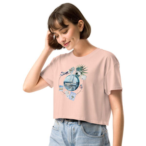 Stylish Women’s Crop Top – Soft, Flattering, and Nature-Inspired