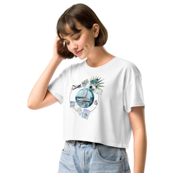 Stylish Women’s Crop Top – Soft, Flattering, and Nature-Inspired